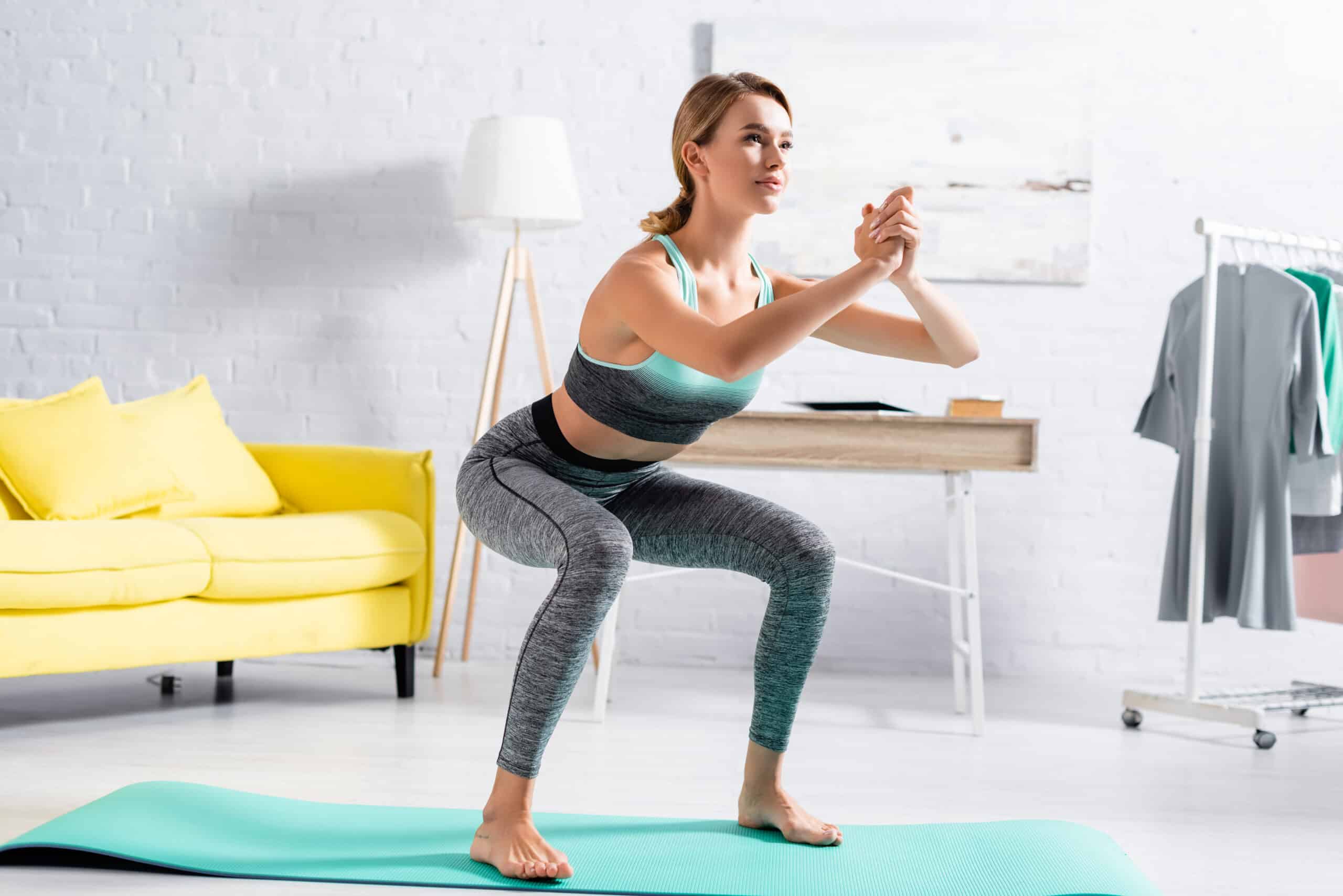 exercício suave de 10 minutos em casa